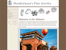Tablet Screenshot of hendricksonsjewelry.com